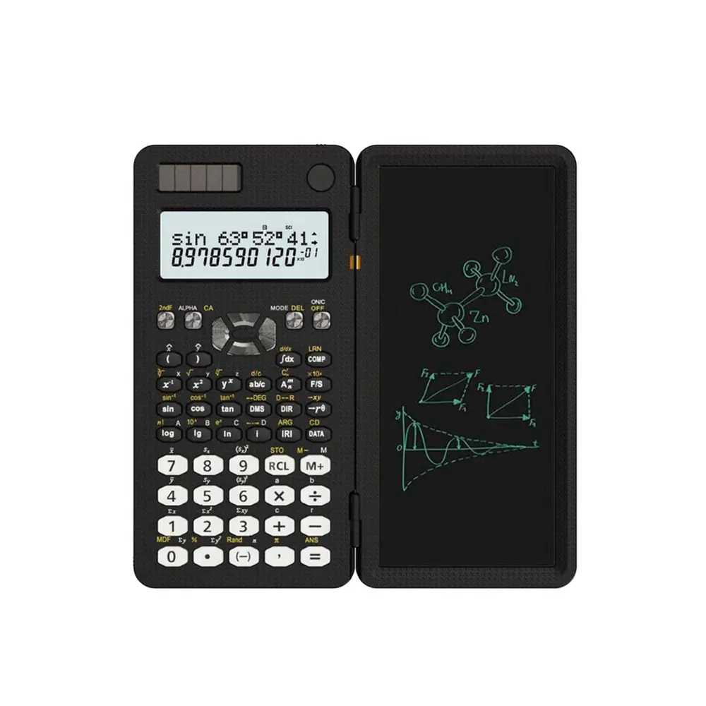 [GNSCALWPADBK] Green Lion Scientific Calculator & Writing Pad - Black