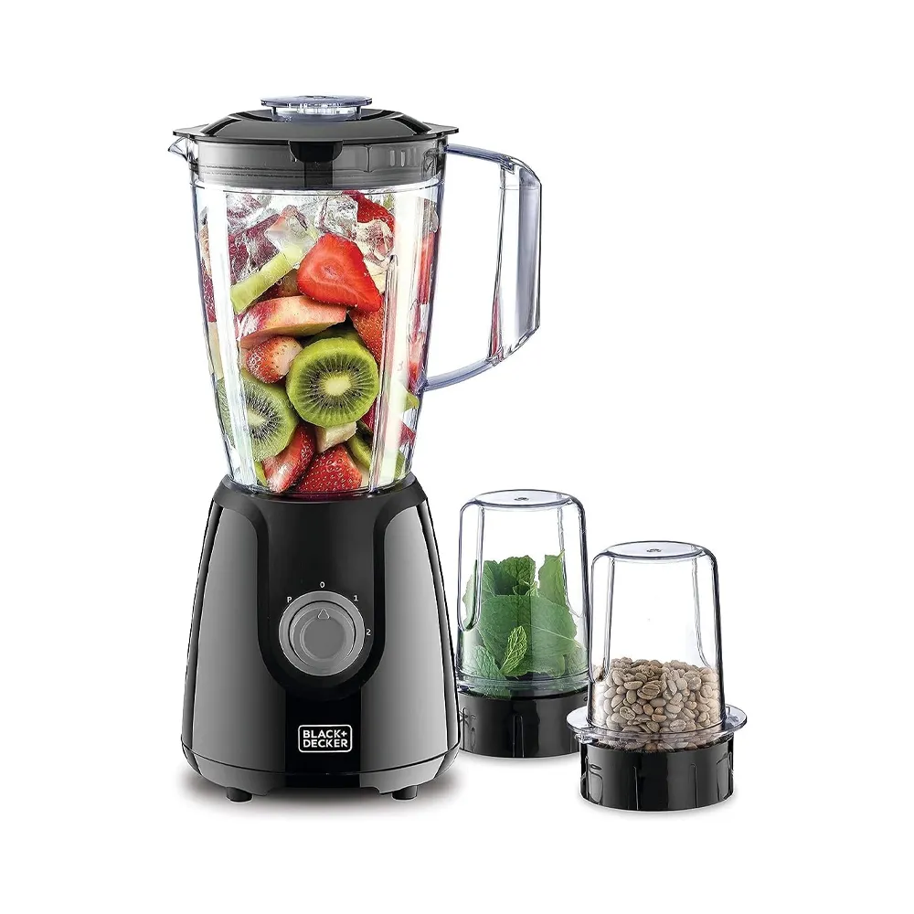 [BX4130-B5] Black+Decker Blender With Grinder Mill 400 W (Black)