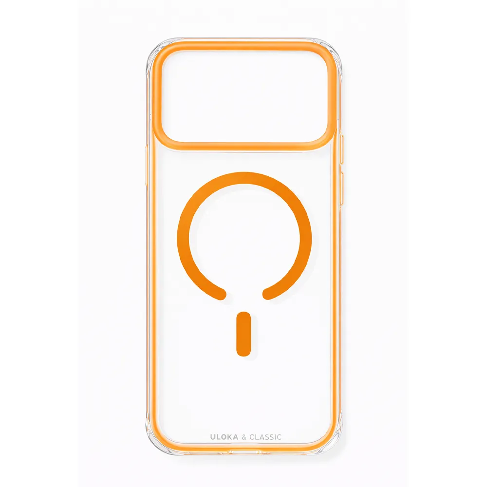 PULOKA Magnetic Case for iPhone 17 Pro Max-ORANGE