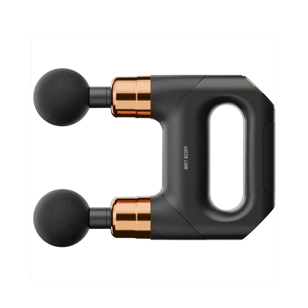 [GNVDUMSGUNBK] Green Lion Vibe Pro Dual Head Massage Gun - Black