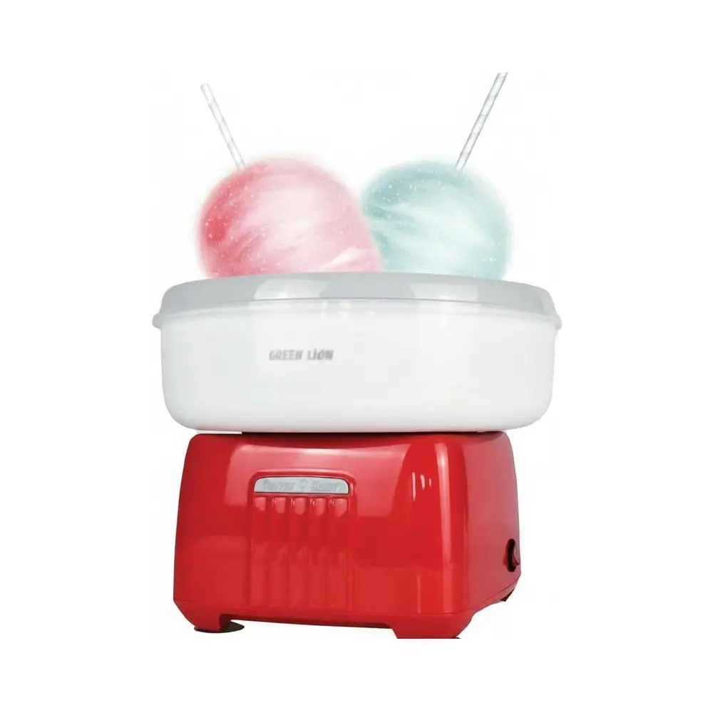 [GNCTNCDYWHRD] Green Lion Cotton Candy Maker 500W - White Red