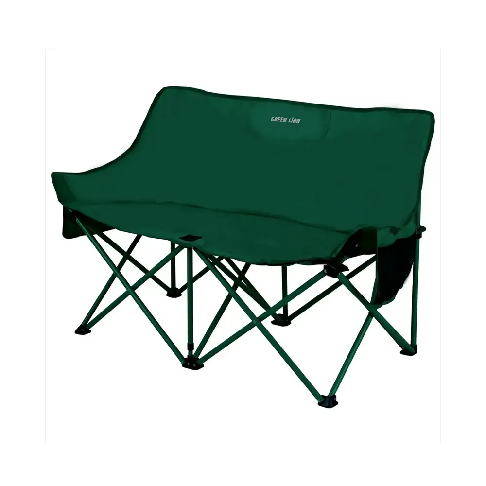 [GNTNCMPCHGN] Green Lion Twin Camping Chair - Green