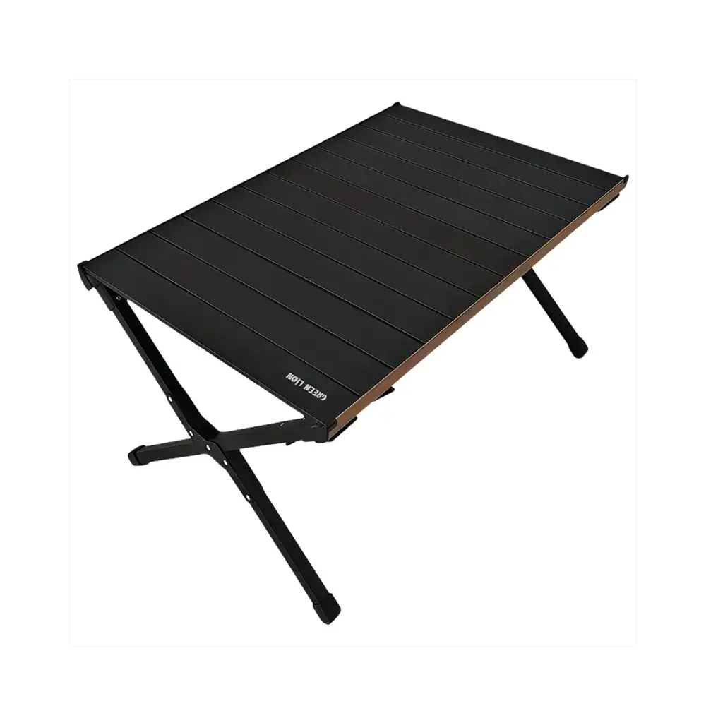 Green Lion Camp T3 Foldable Camping Table - Black