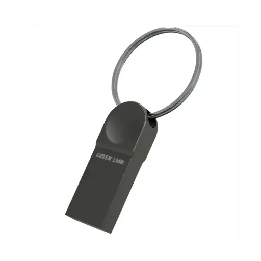 [GNCLFD128GGY] Green Lion Clix USB 3.0 Flash Drive - Gray (128GB)