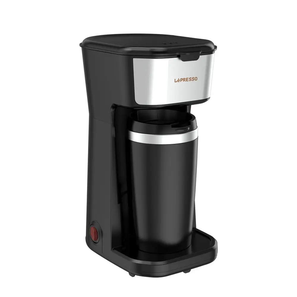 [LPCMTMBK] LePresso Coffee Maker with Travelling Mug 450W - Black 