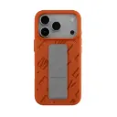 Levelo Morphix Vallo Faux Leather Gripstand Case for iPhone 17 Pro Max - Sunrise Storm