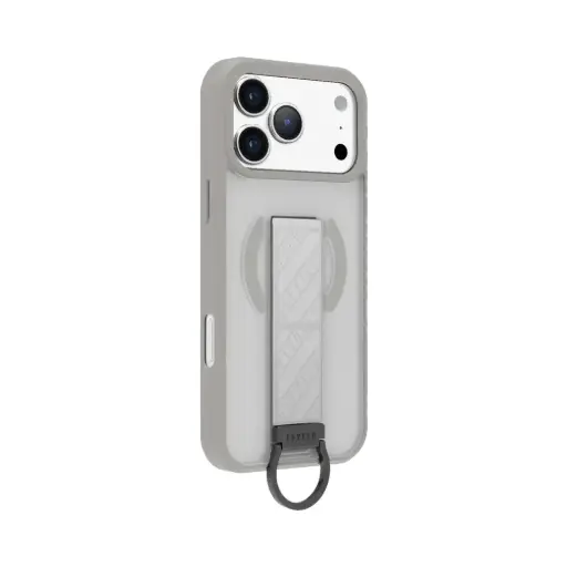 [LVLMRPCLGCIP17PMSLST] Levelo Morphix Clara Grip Case For iPhone 17 Pro Max - Silverstone