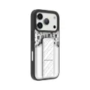 Levelo Morphix Gripstand Case With Cardholder For iPhone 17 Pro Mаx - Silversto