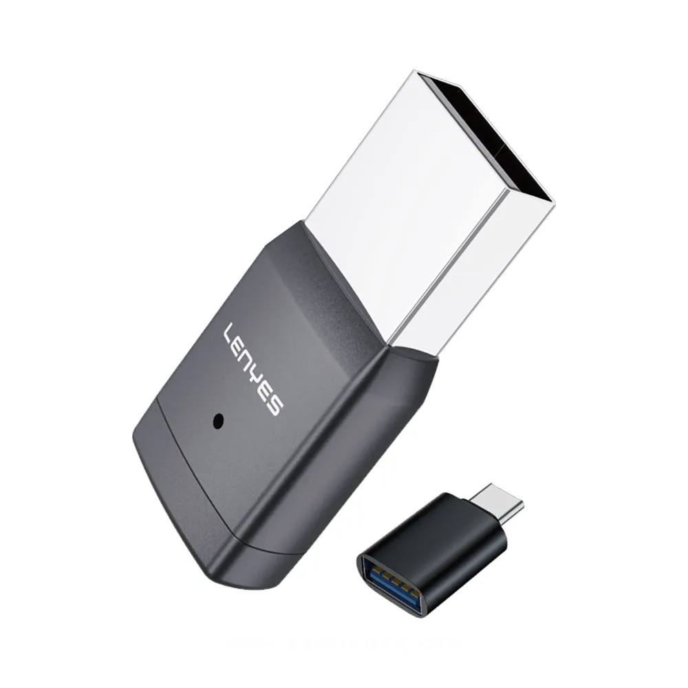 Lenyes LCP04 Android Auto Supported CarPlay USB Bluetooth 5.3 Wireless Transmitter Adapter