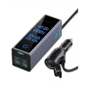 Powerology 200W Car Power Inverter With Universal AC Socket and Type C Retractable Cab