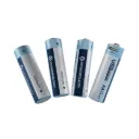 Powerology AA 2-Pack USB-C Rechargeable - White/Blue 