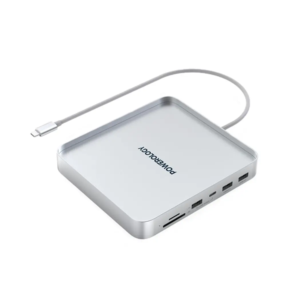[PMSSDD] Powerology iMac 24 Inch USB-C Dock with SSD Enclosure 10GBPS - Gray 
