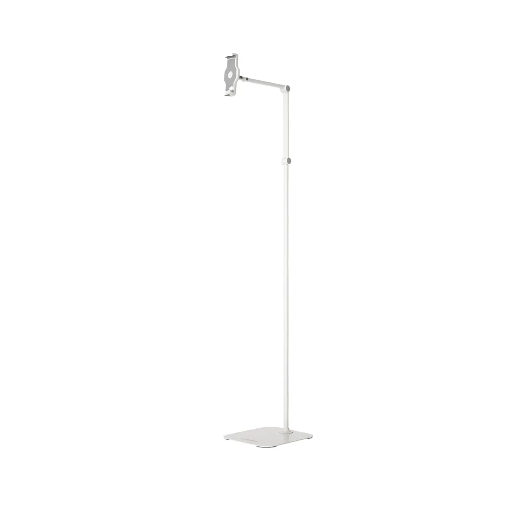 [PTBS170WH] Powerology Multi-Joint Floor Stand Metal Base Phone & Tablet - White 