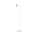 Powerology Multi-Joint Floor Stand Metal Base Phone & Tablet - White 