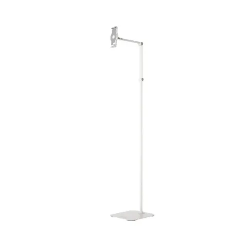 [PTBS170WH] Powerology Multi-Joint Floor Stand Metal Base Phone & Tablet - White 
