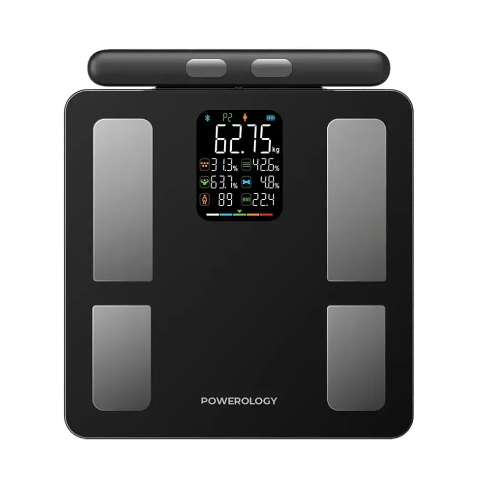 [P8EBSCALE] Powerology Advanced Precision Smart Scale - Black 