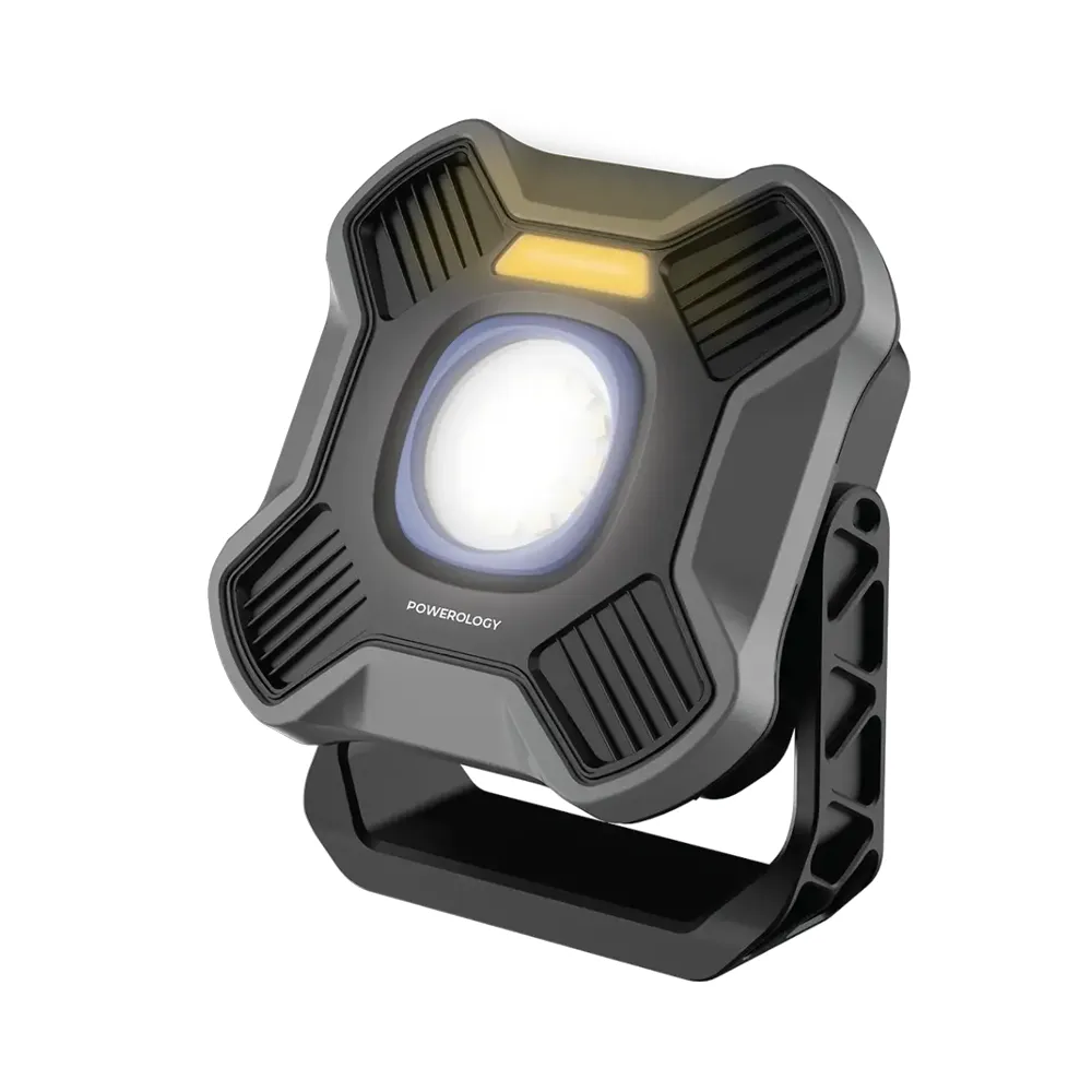 [PWZF40138BK] Powerology Brillite 3600mAh Work Light - Black 