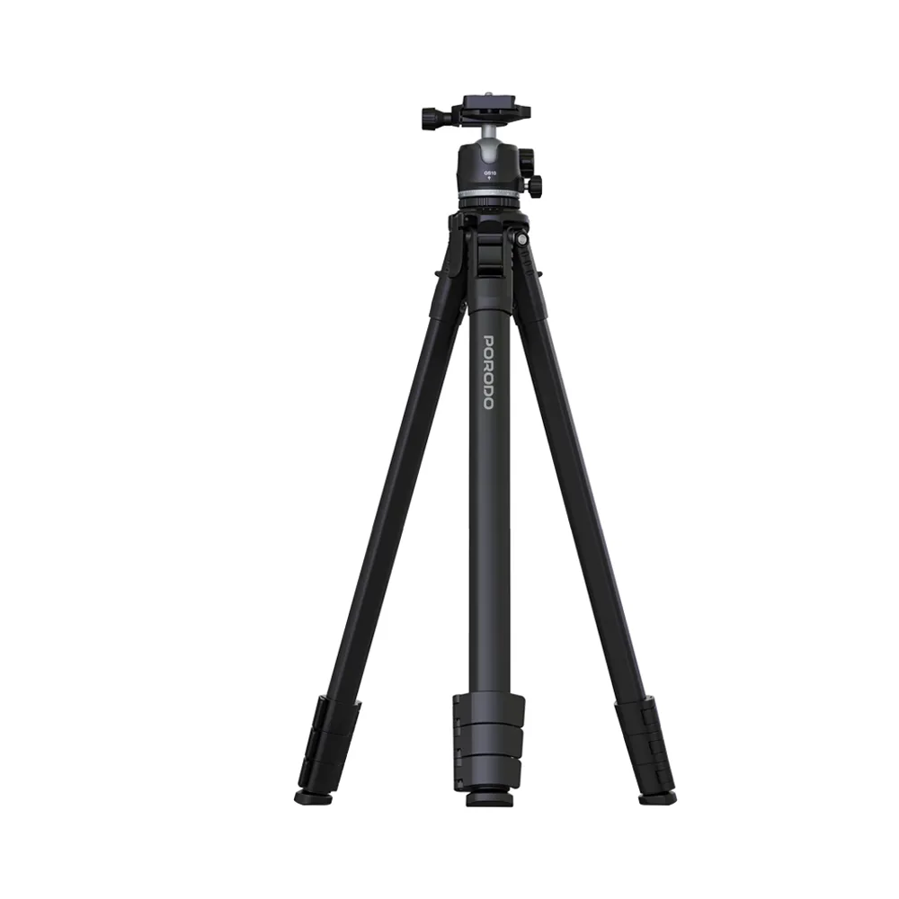 Porodo Ultra-Light Aluminum Tripod - Black 