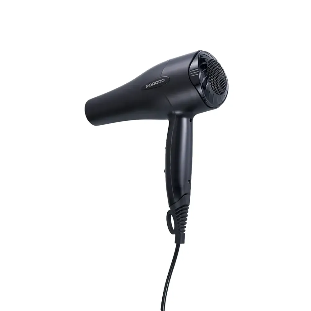[PD-LFST072-BK] Porodo Lifestyle 1200W Hair Dryer 1.8M Cable - Black 