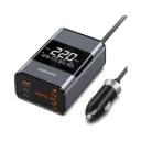 Porodo Universal AC 200W Car Power Inverter - Gray 