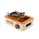 Porodo Lifestyle Foldable 2 Burner Gas Stove - Orange