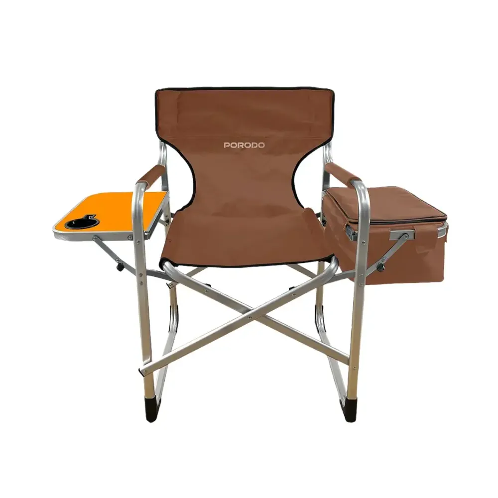 Porodo Lifestyle Outdoor Folding Director Chair - Brown 