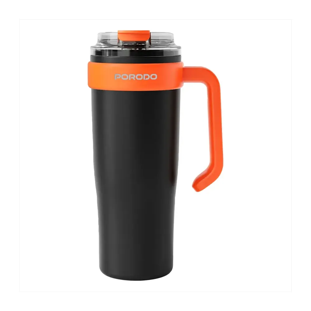 [PD-LFST159-BKOG] Porodo Lifestyle 6-Blade Portable Blender - Black/Orange 