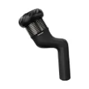 Porodo Lifestyle 4-Head Rotating Muscle Relief Massager - Black 