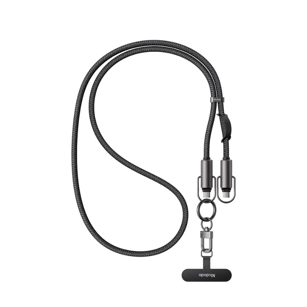 Mcdodo USB-C to USB-C 60W 2-in-1 Charging Crossbody Phone Lanyard