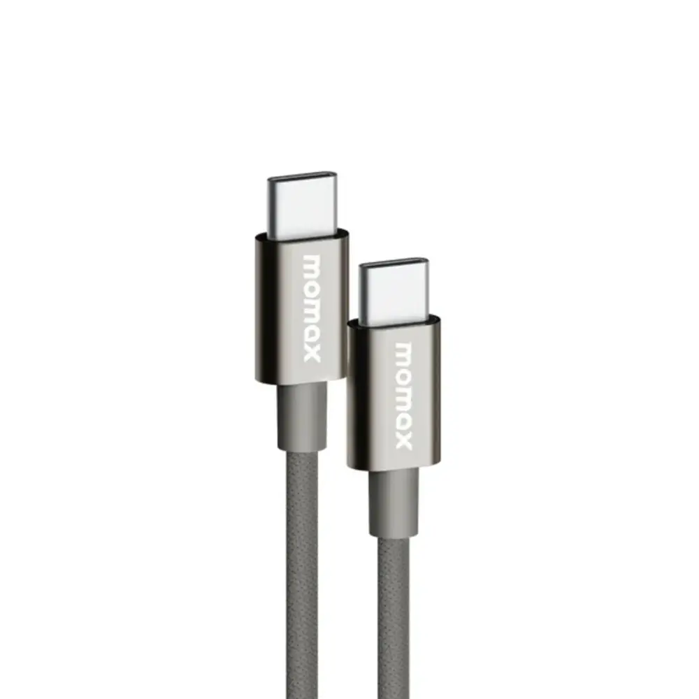 MOMAX Elite 1.5m USB C to USB C PD 60W Fast Charging Wire Nylon Braided Data Cable 