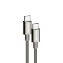 MOMAX Elite 1.5m USB C to USB C PD 60W Fast Charging Wire Nylon Braided Data Cable 