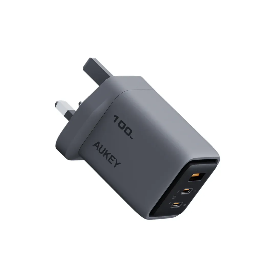 [PA-C5] Aukey Comet Mix 3 100W PD Wall Charger with GaN Technology