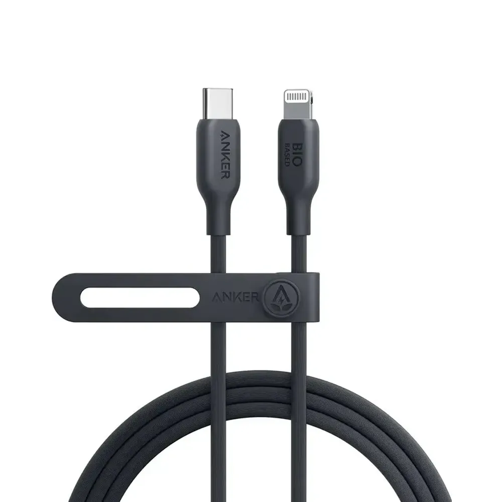 [A80B2H11] Anker 542 USB-C to Lightning Bio-Based 6ft Cable (Black)