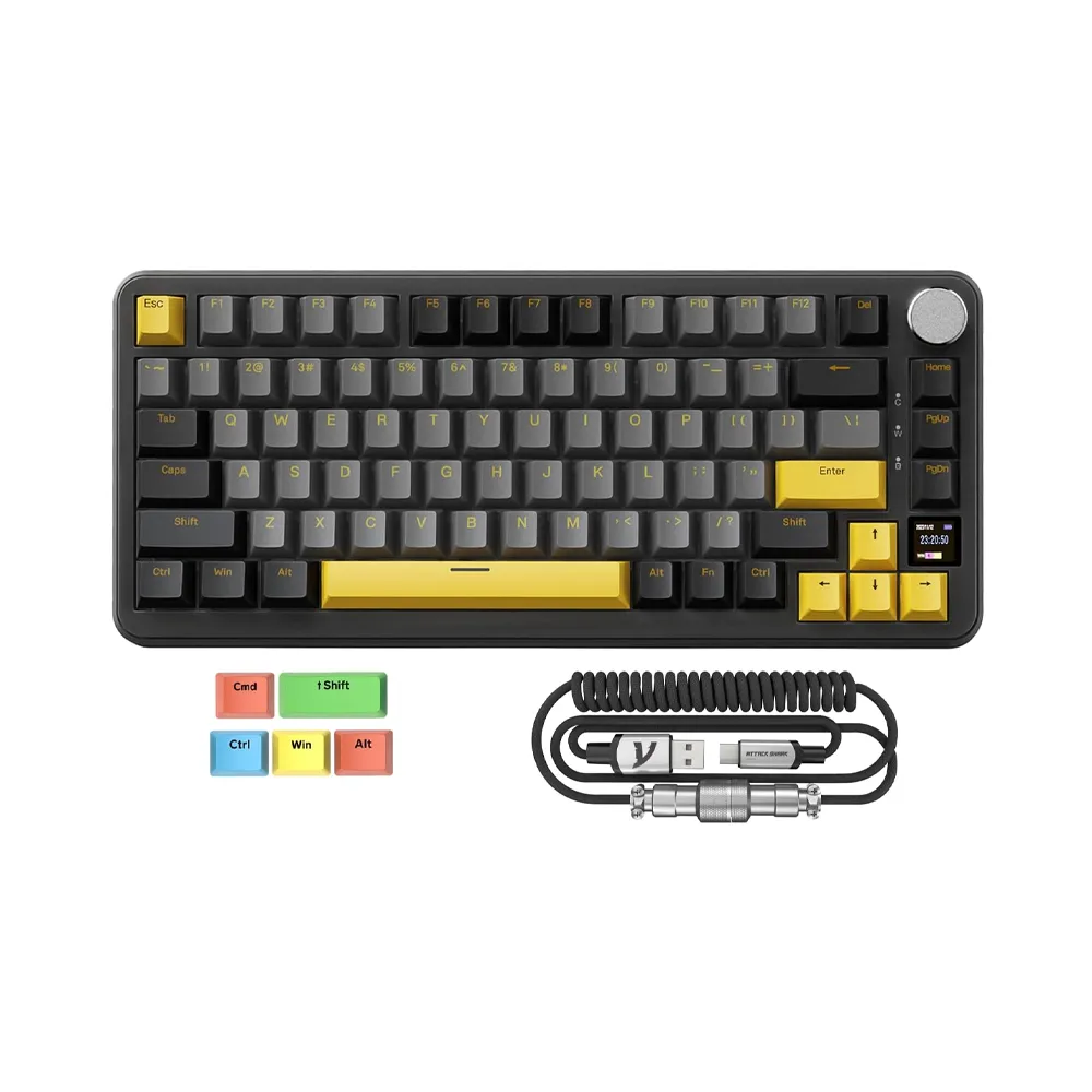 ATTACK SHARK X85 Pro Wireless Mechanical Keyboard with TFT Screen