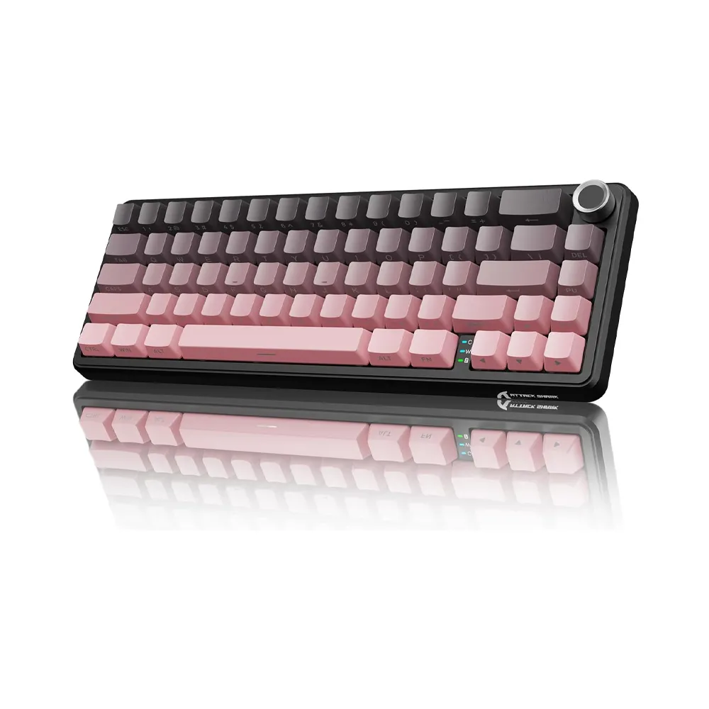 ATTACK SHARK X66 Wireless Mechanical Keyboard with PBT Keycaps