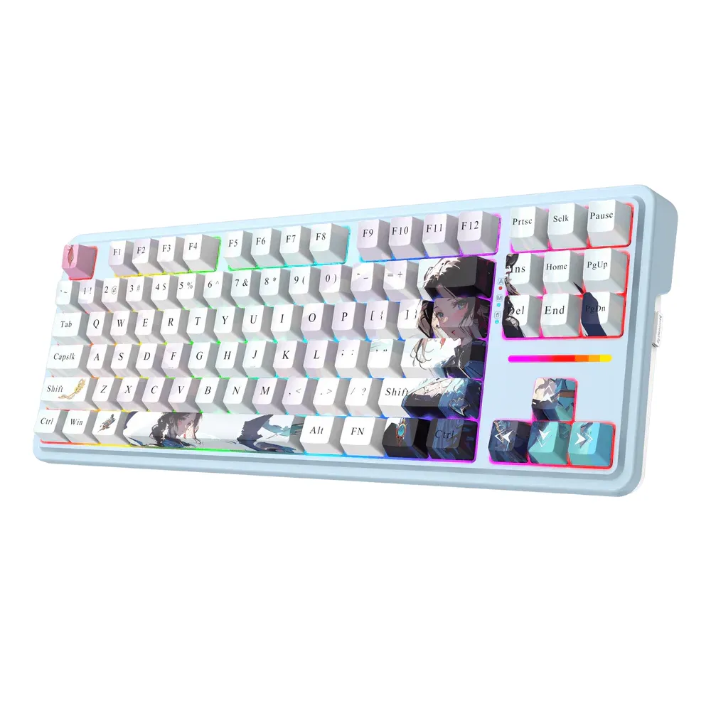 [K728AK-RGB-PRO] Redragon Antonium Pro Wireless with 3 Modes Connection Gasket Mechanical Gaming Keyboard