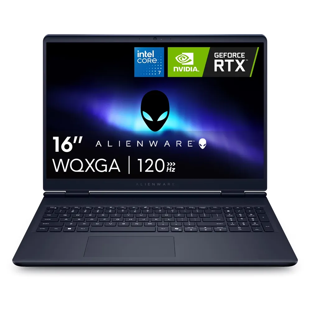 Dell Alienware Aurora 16" Gaming Laptop – Intel Core 7-240H, 16GB RAM, 1TB SSD, NVIDIA GeForce RTX 5050 8GB – Black