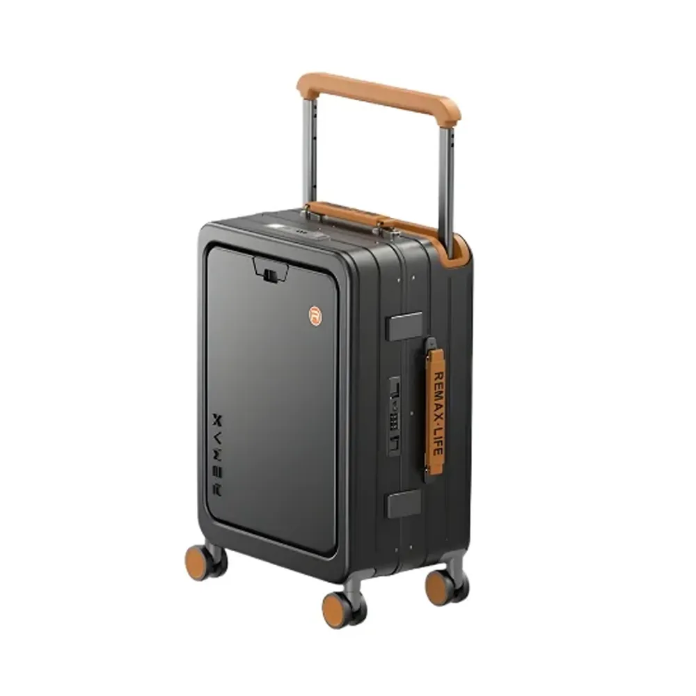 REMAX Wide Telescopic Handle Aluminum Frame Carry-On Suitcase S01
