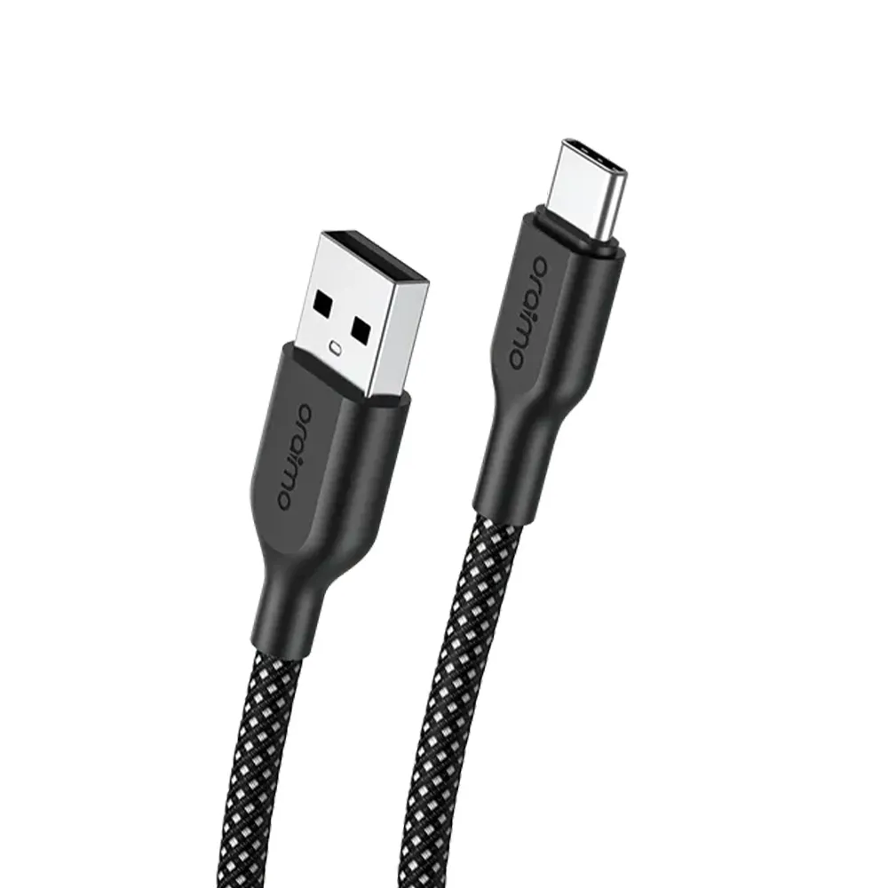 [OCD-152C-Black] Oraimo OCD-152C USB-A to USB-C Braid Cable (Black)