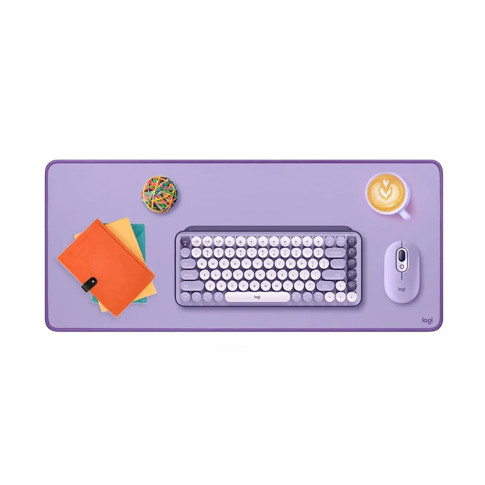 Logitech Aurora Collection Mouse Pad White (Purple)