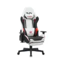 RUNDA 6021 Gaming Chair - White + Red + Black