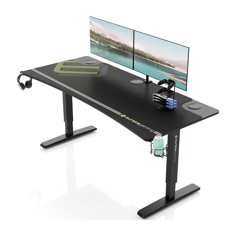 [ERK-IM6301-BK] Eureka Ergonomic IM6301 63 inch Sketch Plate Gaming Desk
