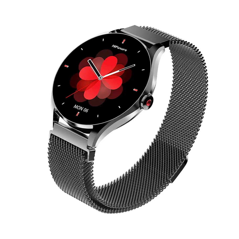 HiFuture AURA 2 Women Sleek 1.32'' AMOLED Smart Watch (Black)