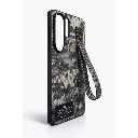 KAJSA MILITARY COLLECTION STRAPS BACK CASE-S26 ULTRA(GRAY)