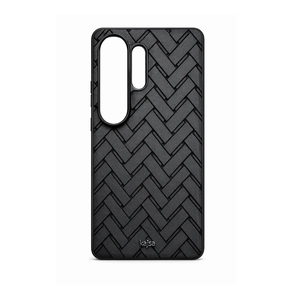KAJSA MILITARY COLLECTION STRAPS BACK CASE-S26 ULTRA (BLACK GD2)