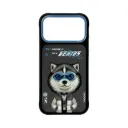 Nimmy Cool Cute 2.0 Wolf case compatible with iPhone 17 Pro Max, Black