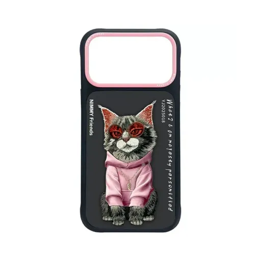 Nimmy Glasses Cool Cat Black Case - iPhone 17 Pro Max