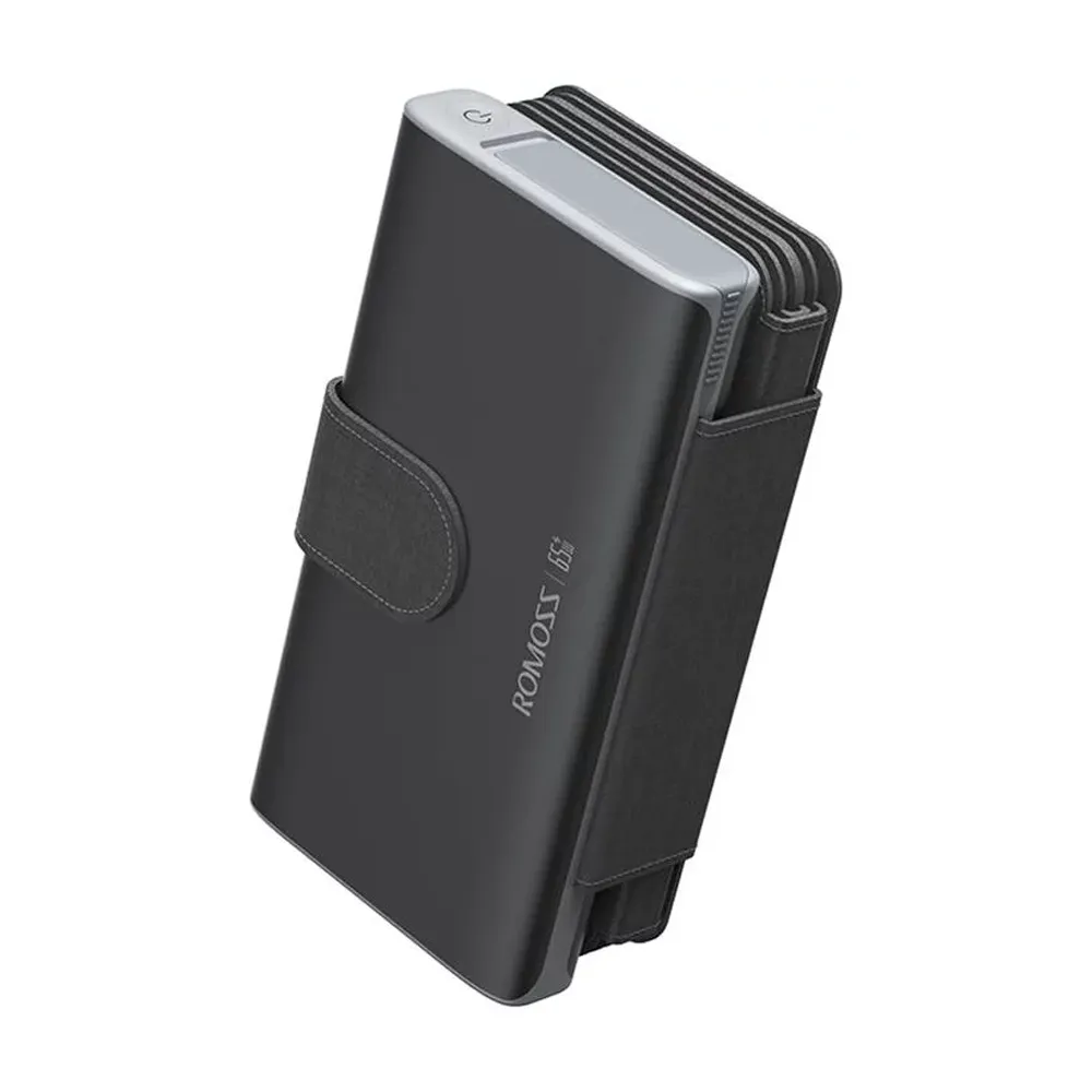 [SPB30-171-2133H] ROMOSS Solar Powerbank 30000mAh 65W Black