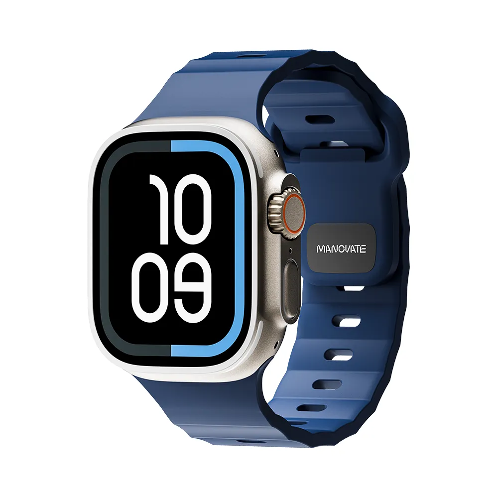 Manovate Flexfit Apple Watch Band – Deep Ocean
