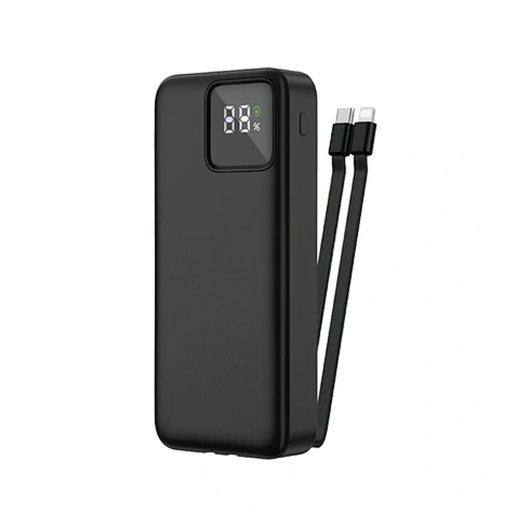 WiWU Powerbank 20000mAh 2-in-1 cable Type-C and Lightning – Digital display
